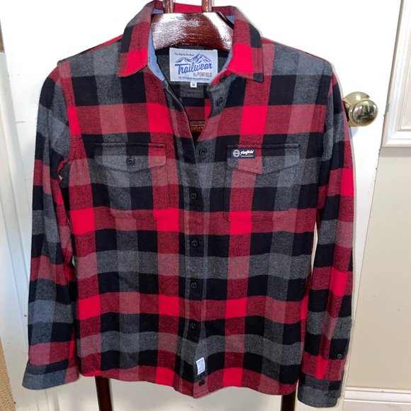 Madewell Tops - Madewell x Penfield Buffalo Plaid Flannel Top Size M